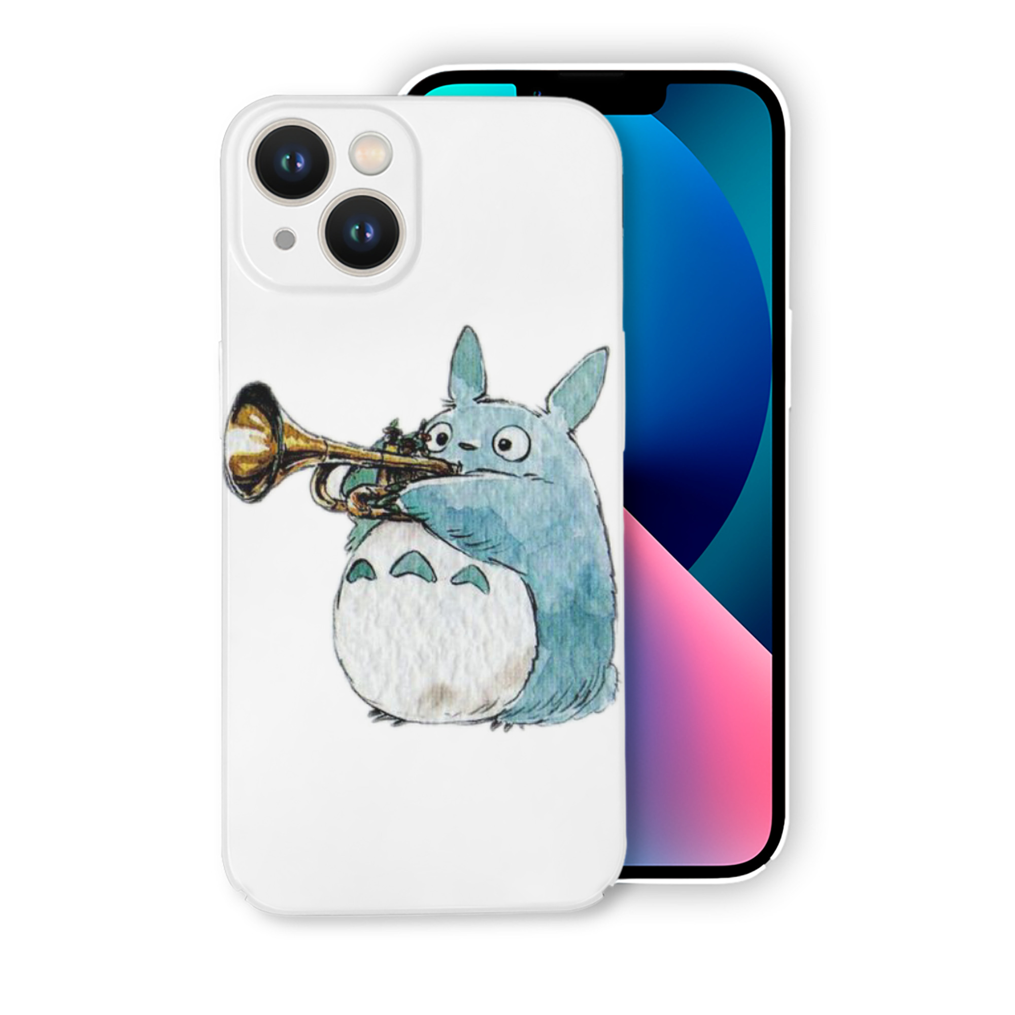 （画像用） となりのトトロ 草壁メイ 草壁サツキ My Neighbor Totoro Satsuki Kusakabe Mei Kusakabe 【iPhone 14シリーズ対応】ハードケース